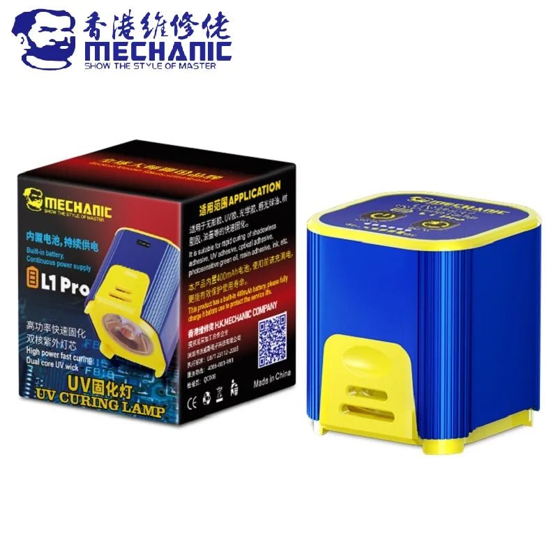 MECHANIC L1 Pro Intelligent Double Beads UV Fast Curing Light 7W - THE TECH STATION UK